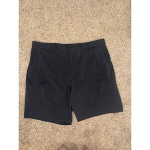 Chaps Golf Mens Black Performance Flat Front Shorts Size 40 Stretch Casual